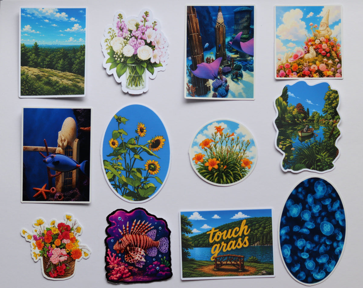 Natures Daydream (12 Stickers)