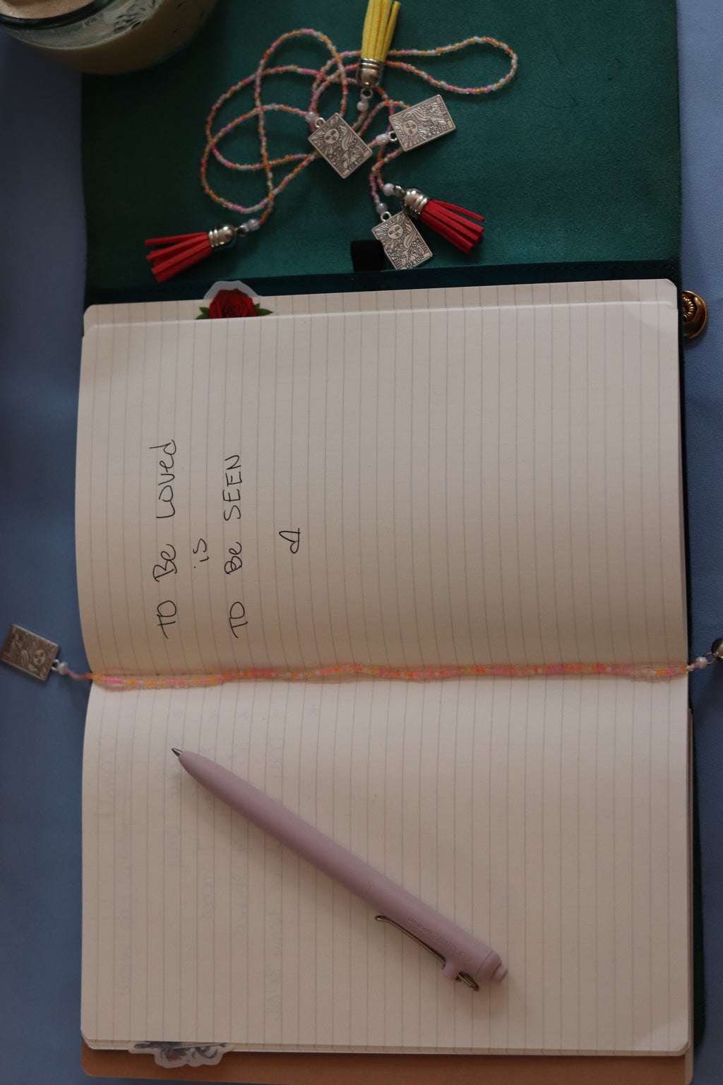 The Lovers Beaded Book Mark