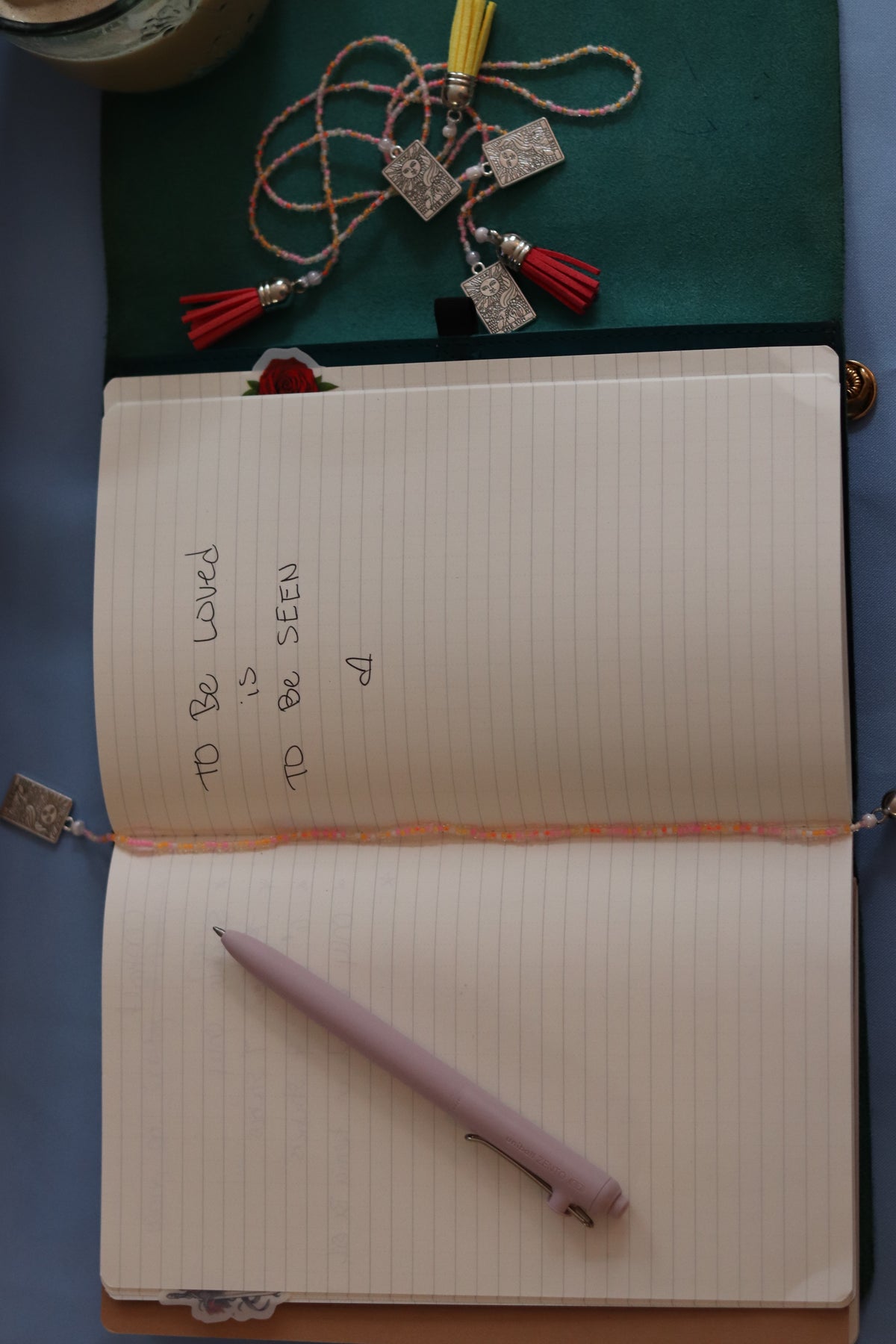 The Lovers Beaded Book Mark