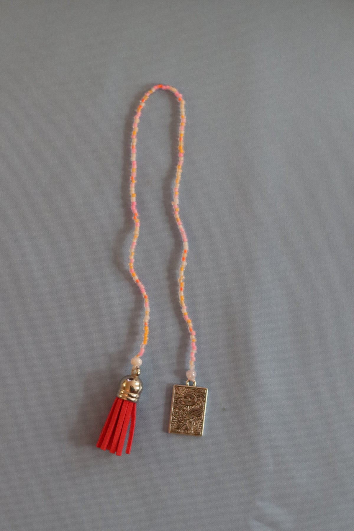 The Sun Tarot card  Beaded Book Mark